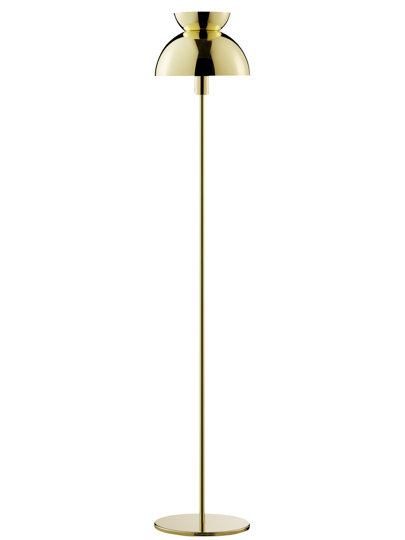 Frandsen - Vloerlamp Butterfly - Goud - 25x25x135cm