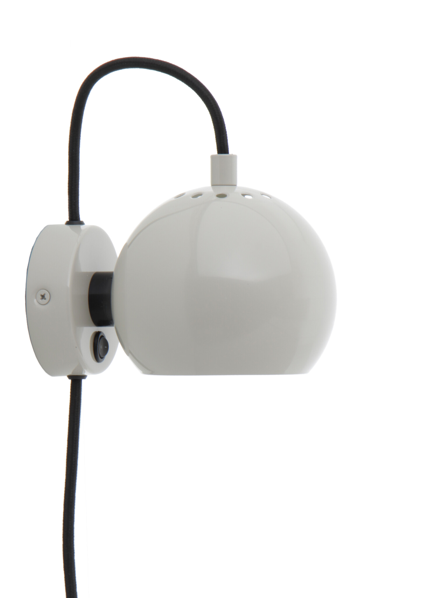 Frandsen - Wandlamp Ball - Grijs - 16x12x10cm