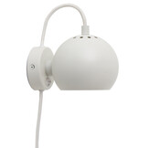 Frandsen - Wandlamp Ball - Wit - 16x12x10cm