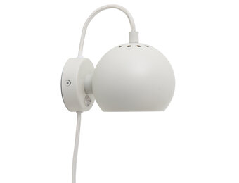 Frandsen - Wandlamp Ball - Wit - 16x12x10cm
