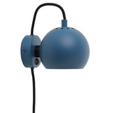 Frandsen - Wandlamp Ball - Blauw - 16x12x10cm