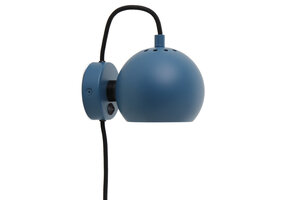 Frandsen - Wandlamp Ball - Blauw - 16x12x10cm
