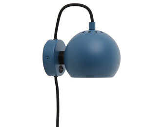 Frandsen - Wandlamp Ball - Blauw - 16x12x10cm