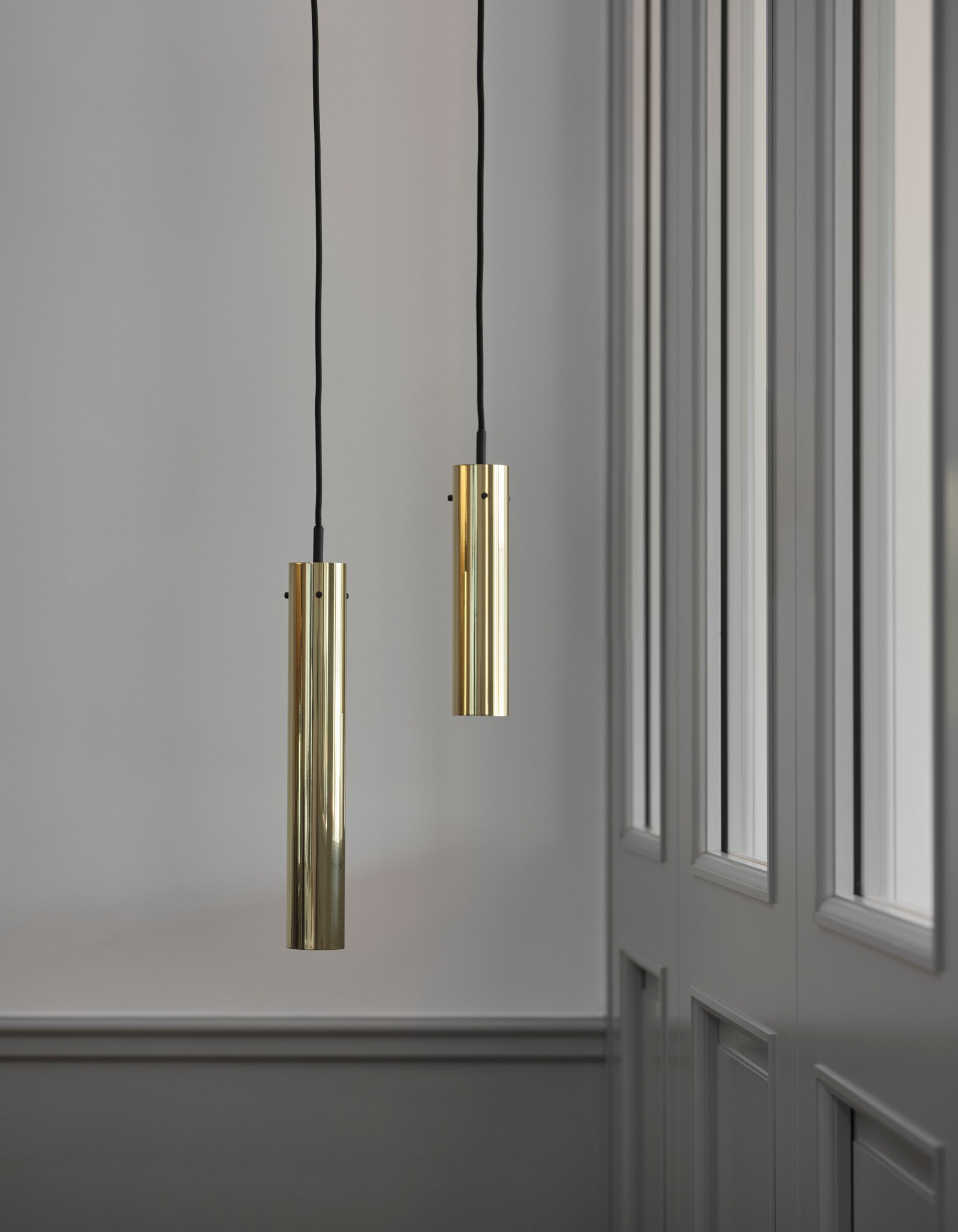 Frandsen - Hanglamp FM 2014 - Goud - 5,5x5,5x36cm