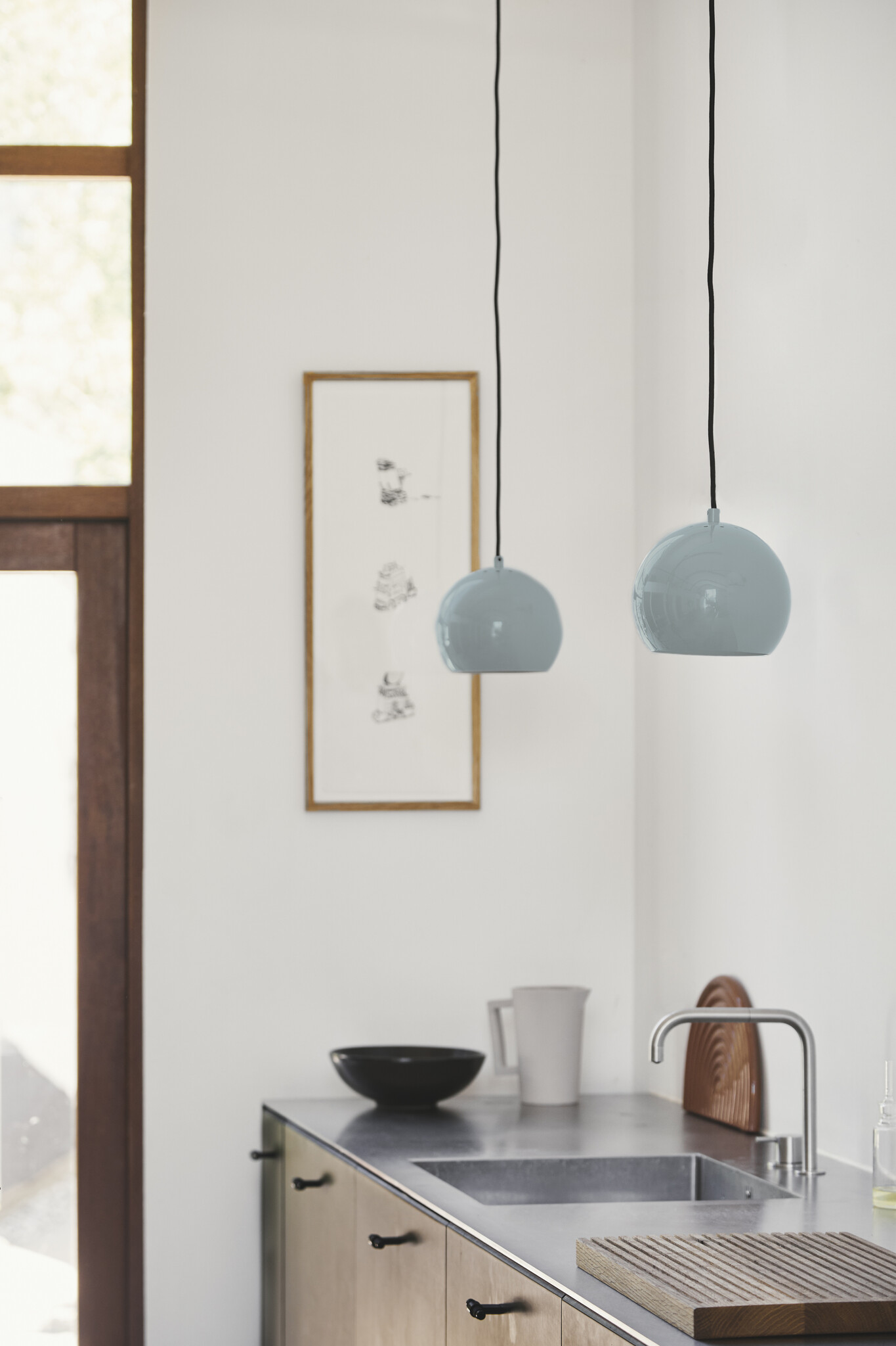 Frandsen - Hanglamp Ball - Groen - 18x18x15cm