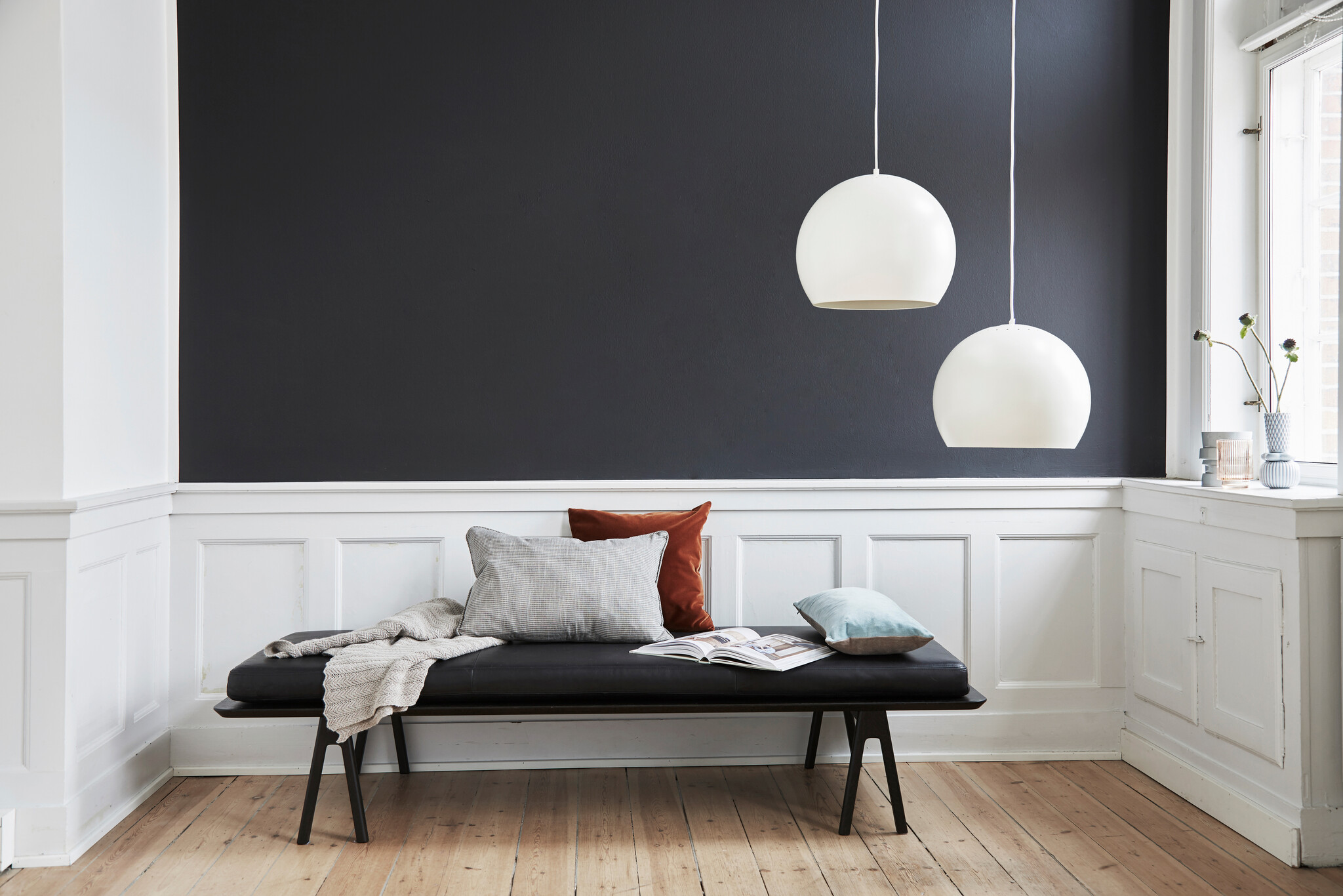 Frandsen - Hanglamp Ball - Wit - 40x40x33cm