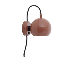 Frandsen - Wandlamp Ball - Rood - 16x12x10cm