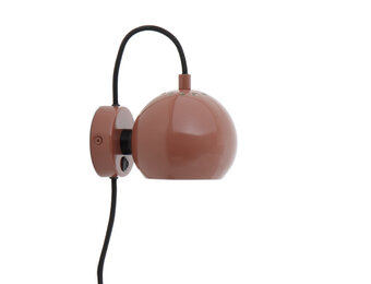 Frandsen - Wandlamp Ball - Rood - 16x12x10cm