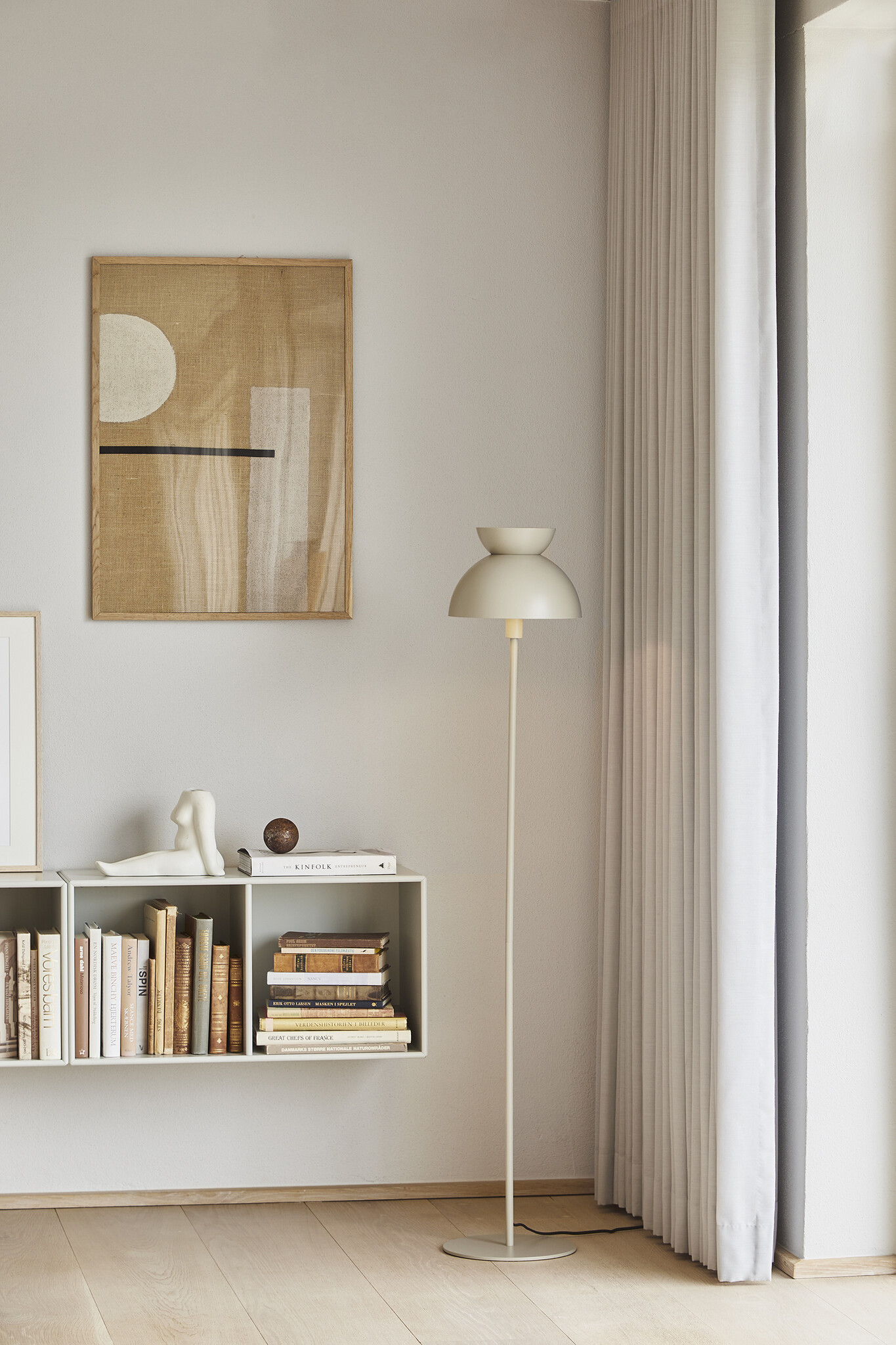 Frandsen - Vloerlamp Butterfly - Grijs - 25x25x135cm