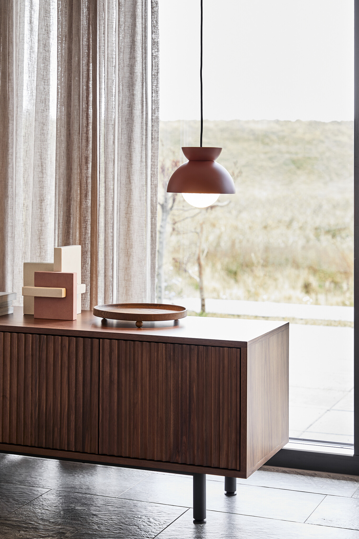 Frandsen - Hanglamp Butterfly - Rood - 21x21x17cm