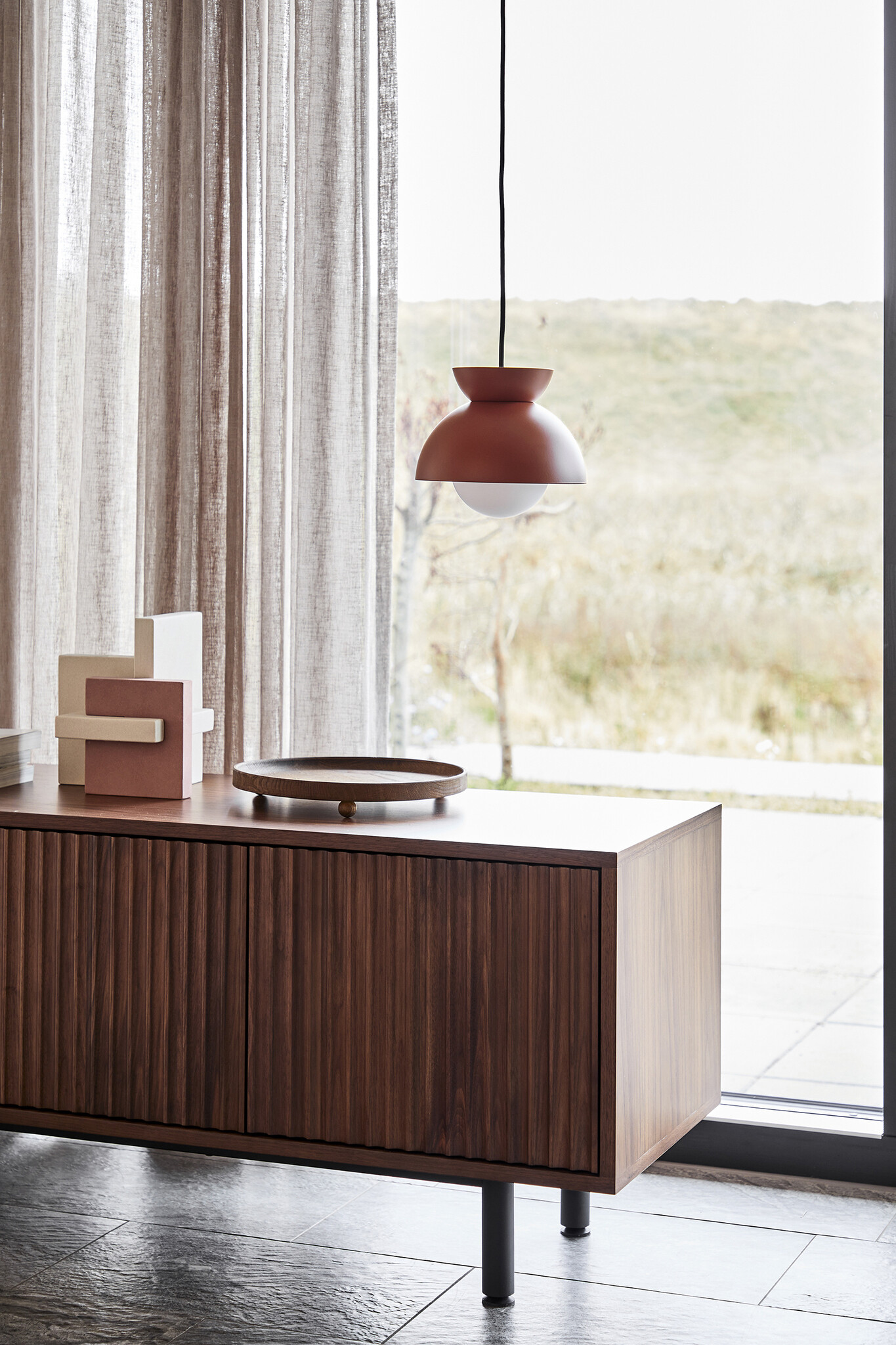 Frandsen - Hanglamp Butterfly - Rood - 21x21x17cm