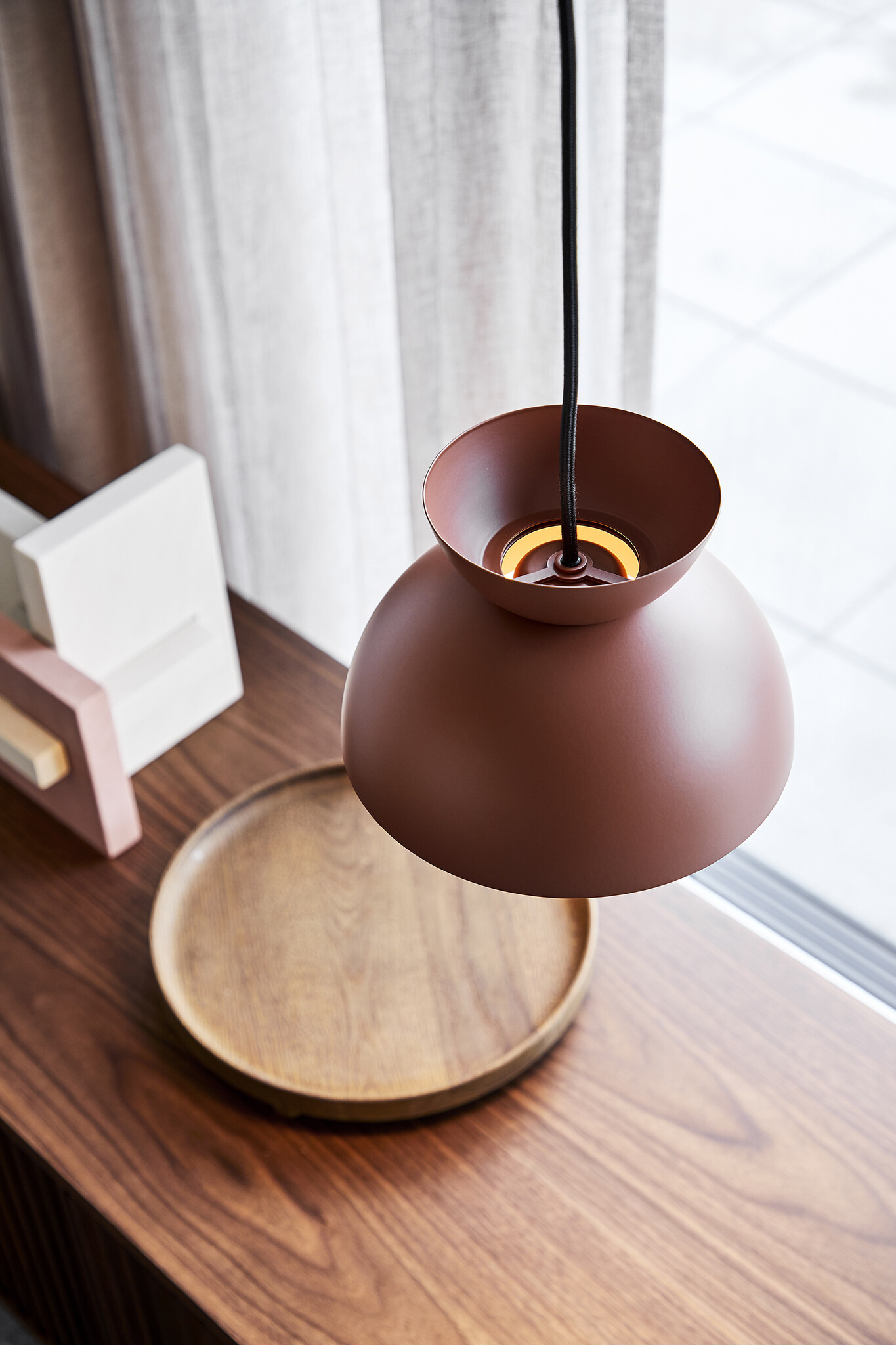 Frandsen - Hanglamp Butterfly - Rood - 21x21x17cm