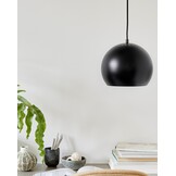Frandsen - Hanglamp Ball - Zwart - 25x25x20cm
