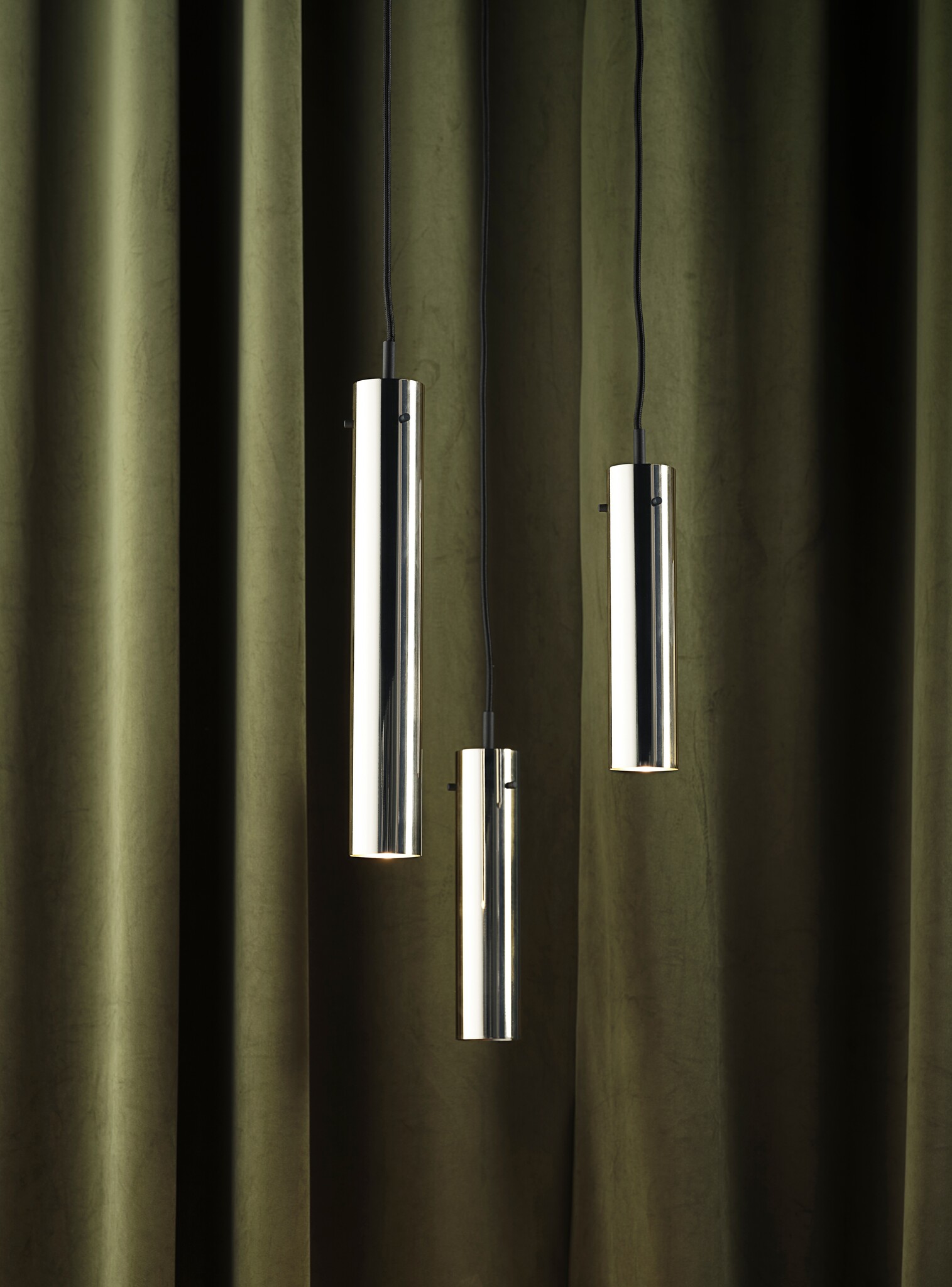 Frandsen - Hanglamp FM 2014 - Zilver - 5,5x5,5x36cm