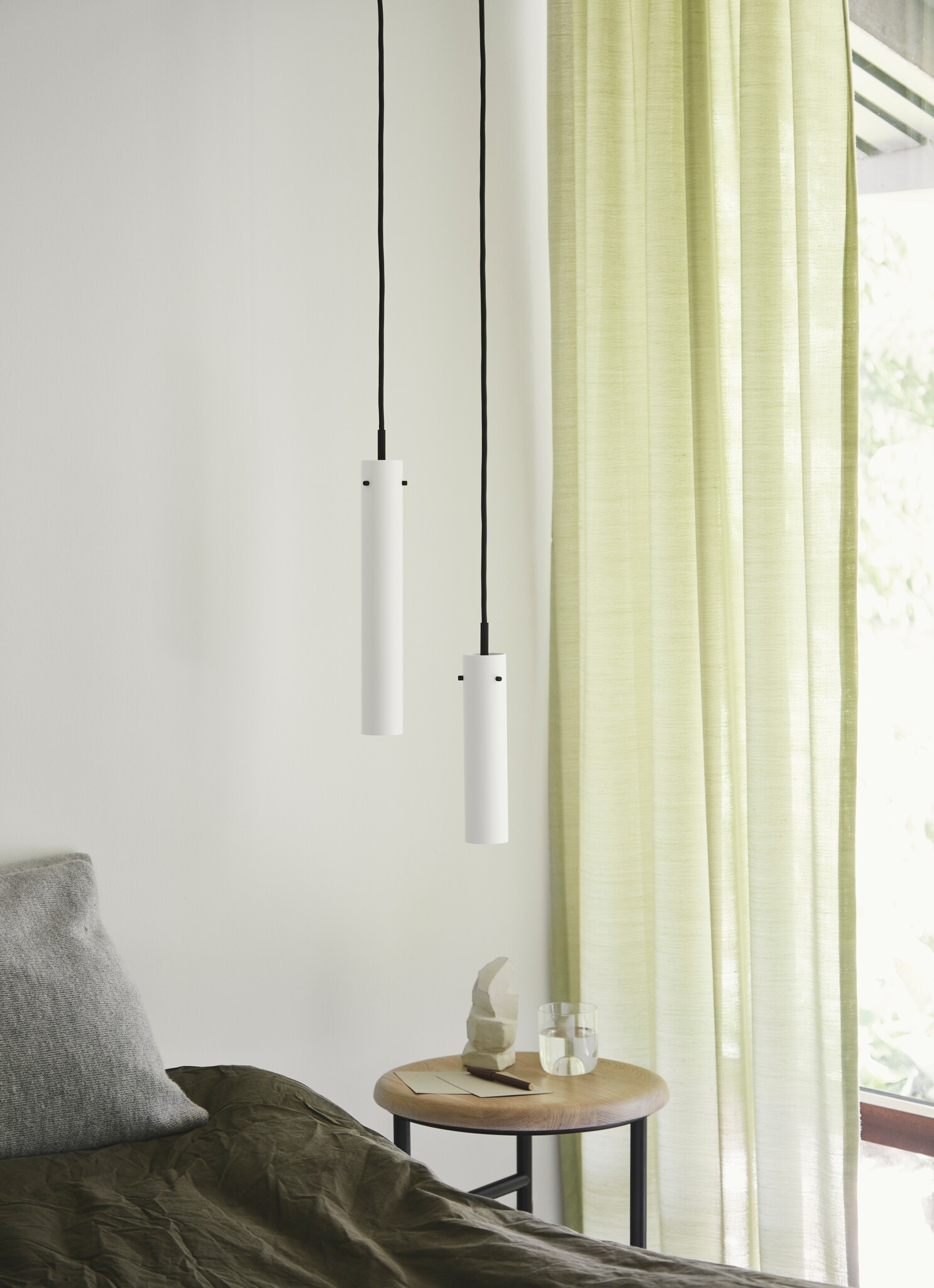 Frandsen - Hanglamp FM 2014 - Wit - 5,5x5,5x36cm