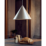 Frandsen - Hanglamp Benjamin - Zilver - 30x30x22,3cm