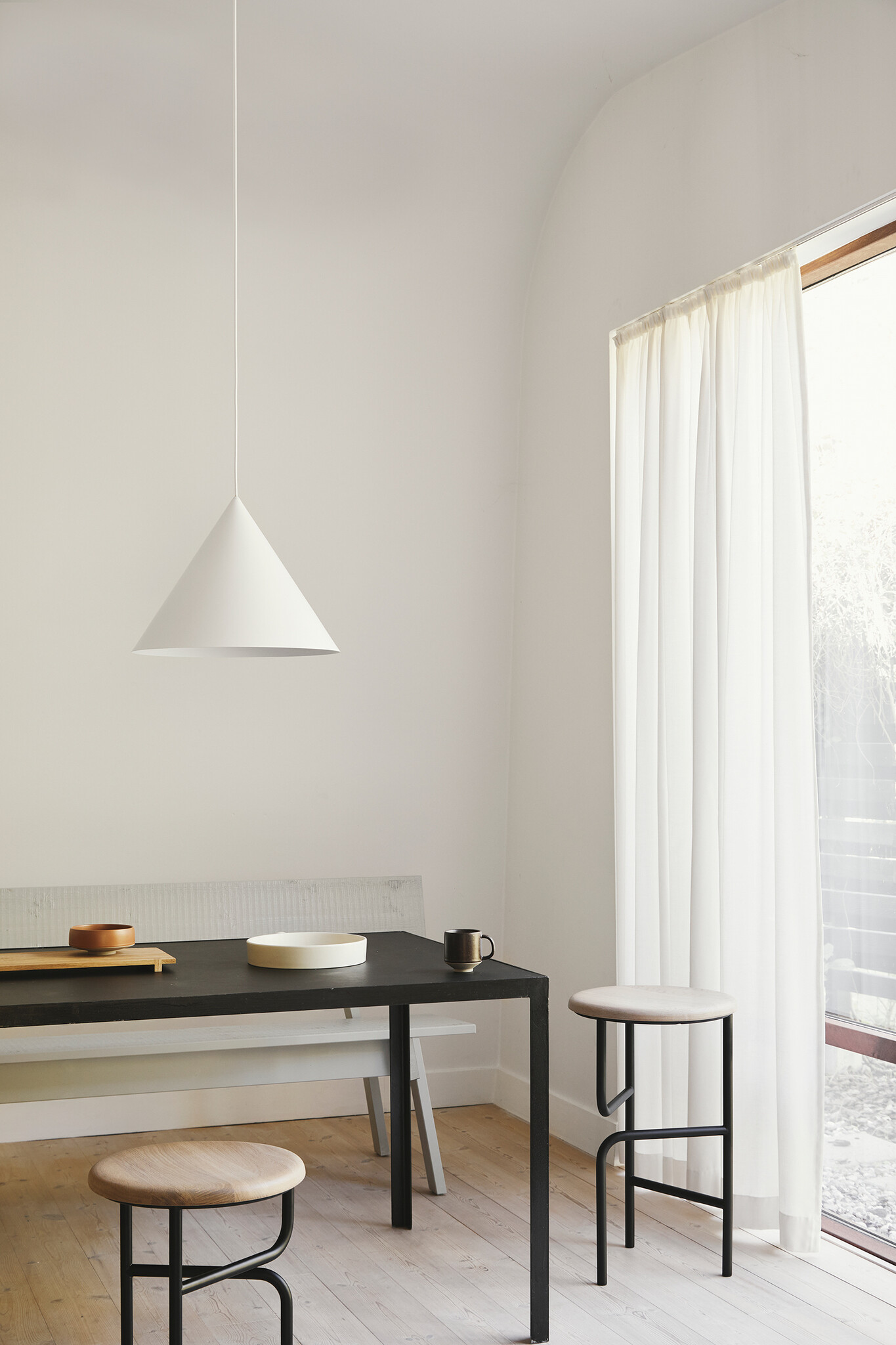 Frandsen - Hanglamp Benjamin - Wit - 46x46x35cm