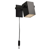 Frandsen - Wandlamp BF Quadro - Zwart - 21x14x14cm