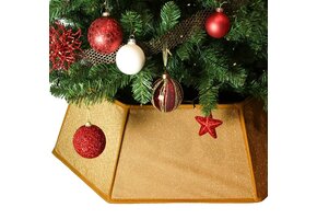 Unique Living - Kerstboomrok Zita - 40x25cm - Goud