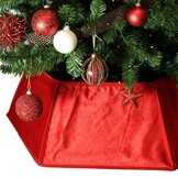 Unique Living - Kerstboomrok Zita - 40x25cm - Rood