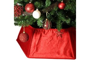 Unique Living - Kerstboomrok Zita - 40x25cm - Rood