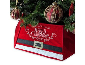 Unique Living - Kerstboomrok Merry Xmas - 40x25cm - Multikleur