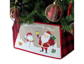 Unique Living - Kerstboomrok Merry Xmas - 45x25cm - Multikleur