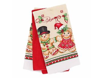 Unique Living - Handdoekset Macy - 38x63cm - Multikleur