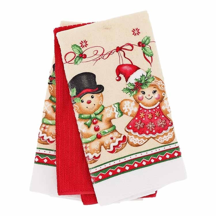 Unique Living - Handdoekset Macy - 38x63cm - Multikleur