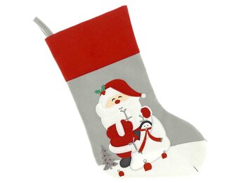 Unique Living - Kerstsok Denne - 42x25cm - Multikleur