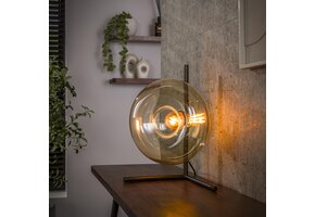 Hoyz Collection - Tafellamp Soll 1-lichts - Amber Glas