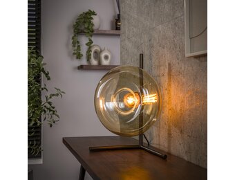 Hoyz Collection - Tafellamp Soll 1-lichts - Amber Glas