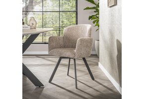 Hoyz Collection - Armstoel Embrace Draaibaar Verpakt Per 2 - Hoven Zand