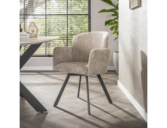 Hoyz Collection - Armstoel Embrace Draaibaar Verpakt Per 2 - Hoven Zand