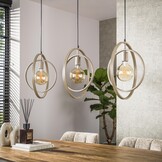 Hoyz Collection - Hanglamp Turn Around 3-lichts - Beige