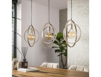 Hoyz Collection - Hanglamp Turn Around 3-lichts - Beige