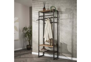 Hoyz Collection - Garderobemeubel Luno 70cm - Drift Brown