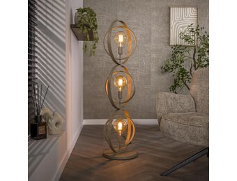 Hoyz Collection - Vloerlamp Turn Around 3-lichts - Beige
