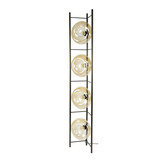 Hoyz Collection - Vloerlamp Soll 4-lichts - Amber Glas