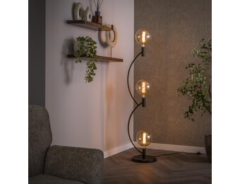 Hoyz Collection - Vloerlamp Arcus 3-lichts - Sienna Bruin