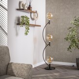 Hoyz Collection - Vloerlamp Arcus 3-lichts - Sienna Bruin