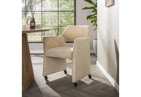 Hoyz Collection - Armstoel Forma Wieltjes Verpakt Per 2 - Jaroq Zand