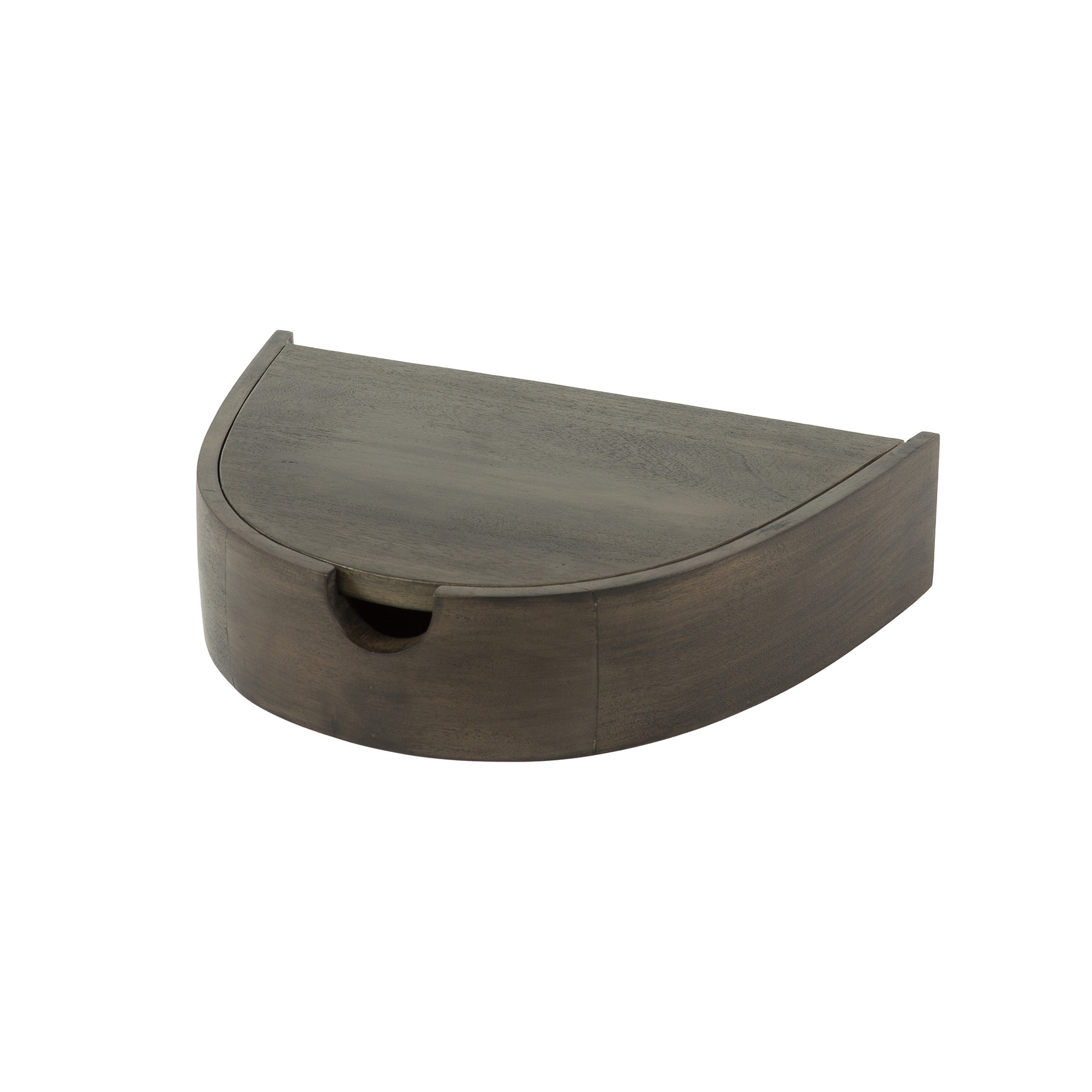 Hoyz Collection - Nachtkastje Cove Zwevend 1 Lade Verpakt Per 2 - Massief Acacia Glaze Brown