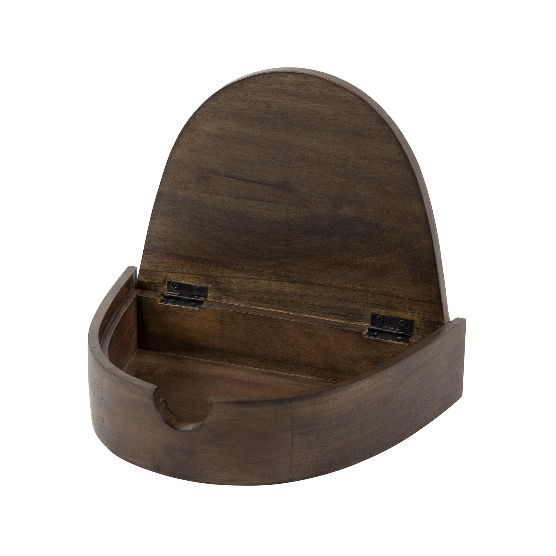 Hoyz Collection - Nachtkastje Cove Zwevend 1 Lade Verpakt Per 2 - Massief Acacia Glaze Brown