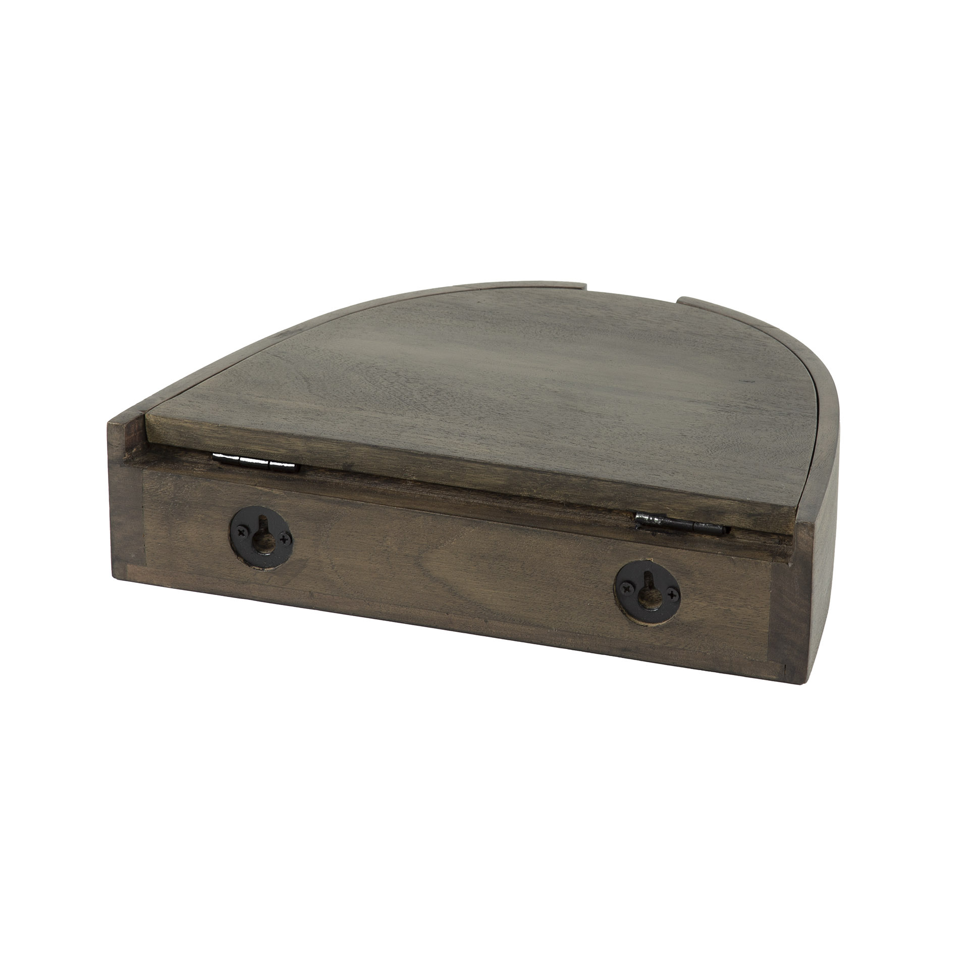 Hoyz Collection - Nachtkastje Cove Zwevend 1 Lade Verpakt Per 2 - Massief Acacia Glaze Brown