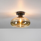 Hoyz Collection - Plafondlamp Soll 1-lichts - Amber Glas