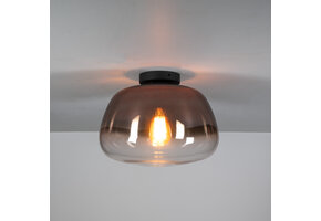 Hoyz Collection - Plafondlamp Pulse Shaded 1-lichts - Koper Glas
