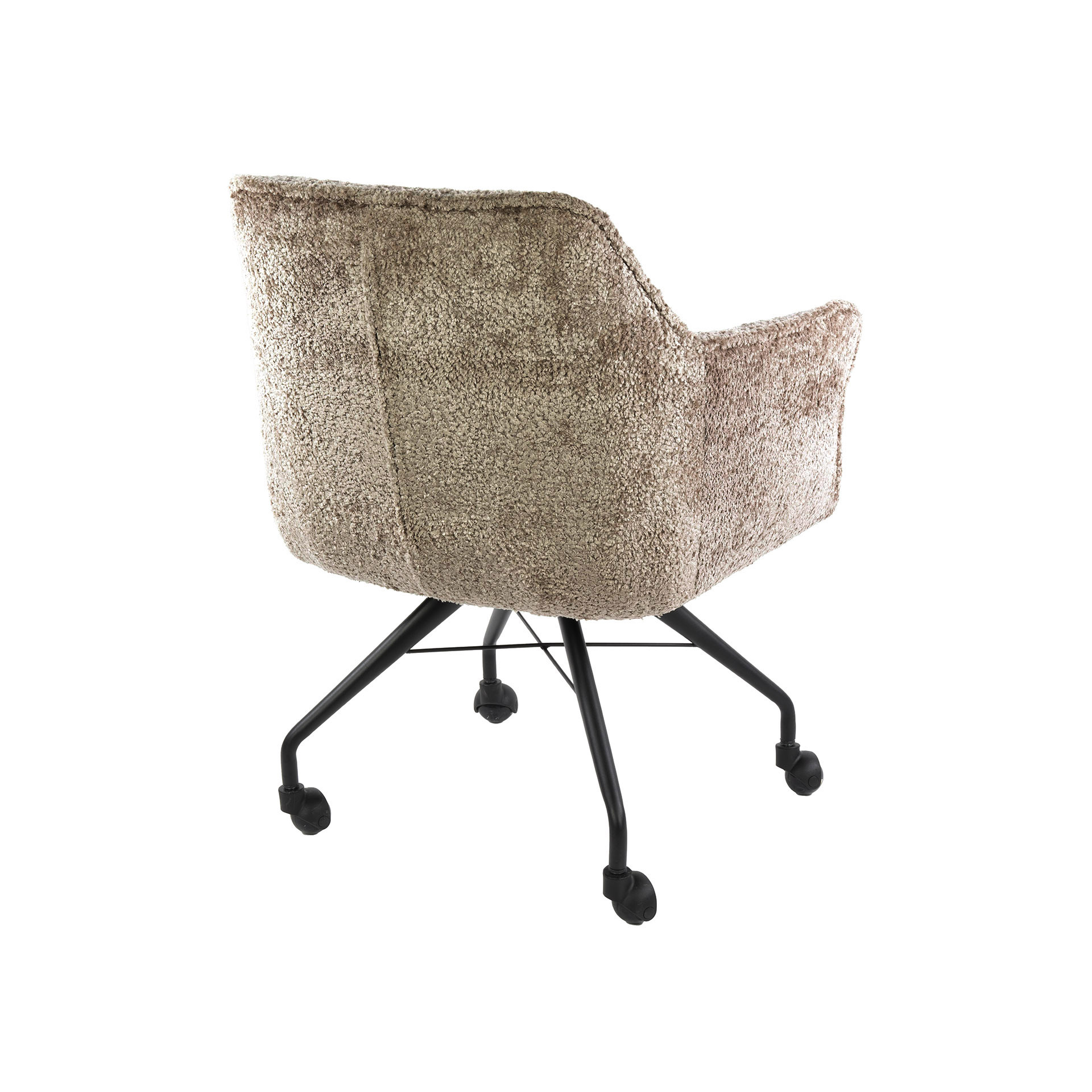 Hoyz Collection - Armstoel Raster Wieltjes Verpakt Per 2 - Alura Zand