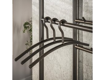 Hoyz Collection - Kapstokhanger Tubra Verpakt Per 6 - Drift Brown