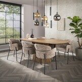 Hoyz Collection - Armstoel Curva Verpakt Per 2 - Hoven Champagne